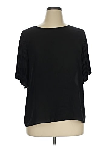 Worthington Short Sleeve Blouse (view 1)
