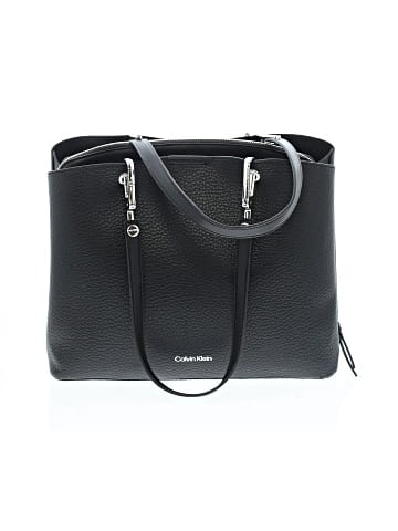 Calvin Klein Leather Tote (view 1)