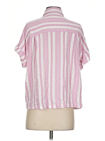 Jane and Delancey Short Sleeve Button-Down Shirt (view 2)