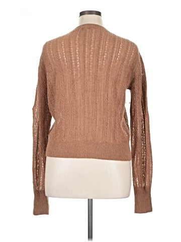 Madewell Pointelle-Stitch Cardigan in Alpaca Blend (view 2)