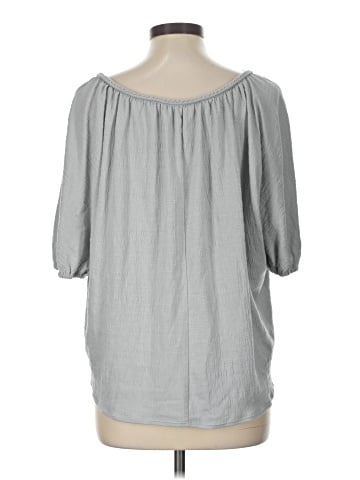 Max Studio 3/4 Sleeve Blouse (view 2)