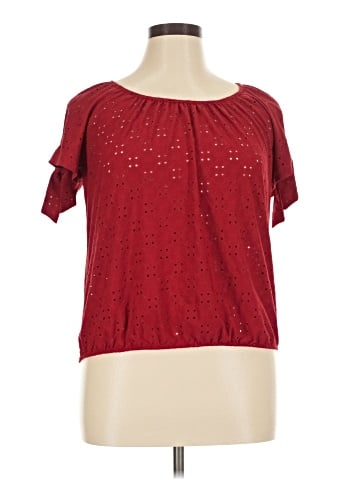 Perseption Concept Short Sleeve Blouse (view 1)