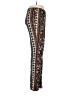 Mind Code Print Brown Casual Pants Size M - photo 4
