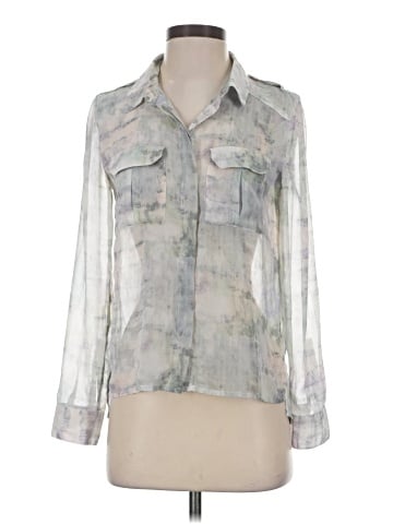 Silence and Noise Long Sleeve Blouse (view 1)