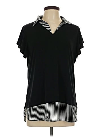 Adrianna Papell Short Sleeve Blouse (view 1)