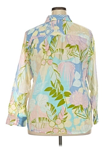 Talbots Long Sleeve Button-Down Shirt (view 2)