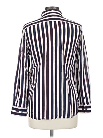 Equipment Long Sleeve Silk Top (view 2)