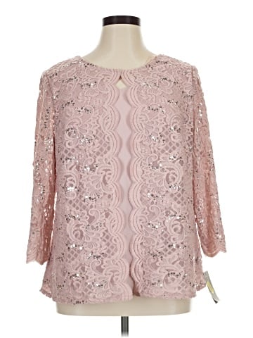 Alex Evenings 3/4 Sleeve Blouse (view 1)