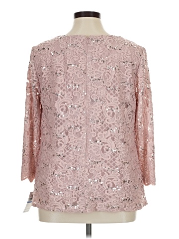 Alex Evenings 3/4 Sleeve Blouse (view 2)