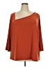 Assorted Brands Orange 3/4 Sleeve Top Size 3X - photo 1