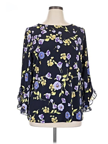 Susan Graver 3/4 Sleeve Blouse (view 1)