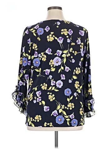 Susan Graver 3/4 Sleeve Blouse (view 2)