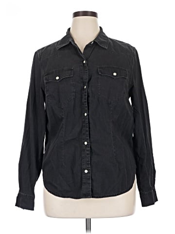 Gap Long Sleeve Button-Down Shirt (view 1)