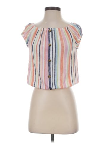 One Step Up Sleeveless Blouse (view 1)