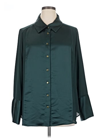 Calvin Klein Long Sleeve Blouse (view 1)