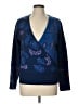 Sundance Paisley Blue Pullover Sweater Size L - photo 1