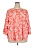 Ruby Rd. Orange 3/4 Sleeve Blouse Size 3X - photo 1