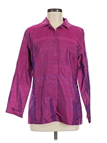Chico's 3/4 Sleeve Button-Down Shirt (view 1)
