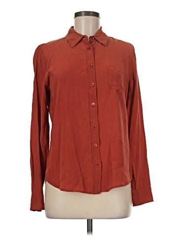 Equipment Long Sleeve Blouse (view 1)