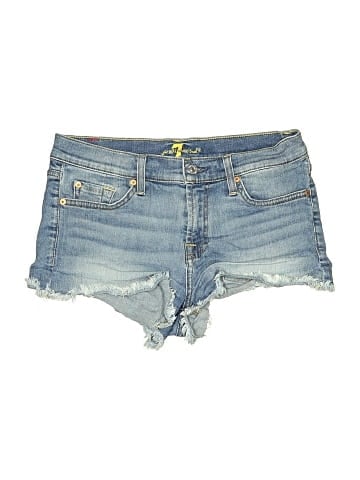 7 For All Mankind Denim Shorts (view 1)