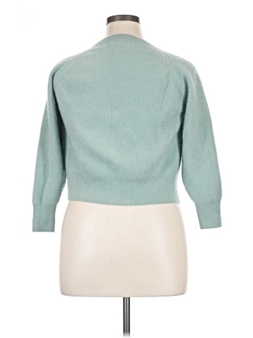 Buttons Cashmere Pullover Sweater (view 2)
