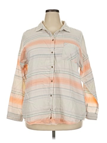 PrAna 3/4 Sleeve Button-Down Shirt (view 1)