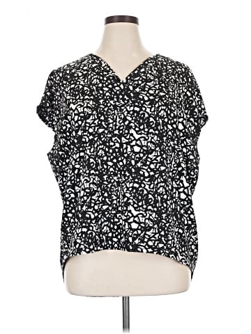Ann Taylor Short Sleeve Blouse (view 1)