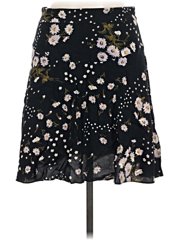 Madewell A-Line Mini Skirt in Polka Daisies (view 1)