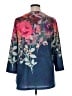 Soft Surroundings Blue 3/4 Sleeve Blouse Size XL - photo 2