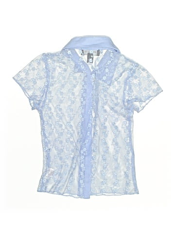 Amy Byer Short Sleeve Button-Down Shirt (view 2)