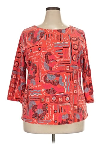 Ruby Rd. 3/4 Sleeve Blouse (view 1)