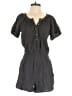Marine Layer Houndstooth Gray Romper Size M - photo 1
