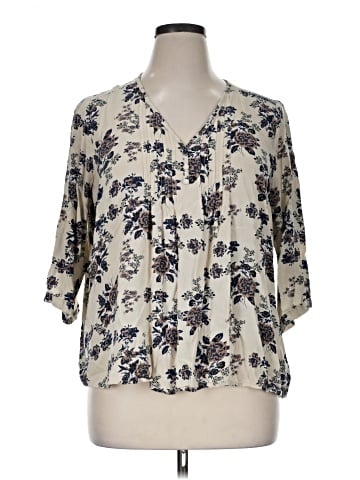 Fun2Fun 3/4 Sleeve Blouse (view 1)