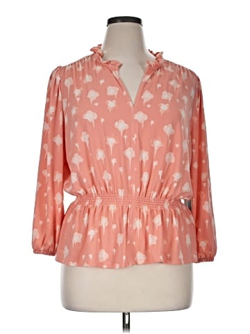 Simply Vera Vera Wang 3/4 Sleeve Blouse (view 1)