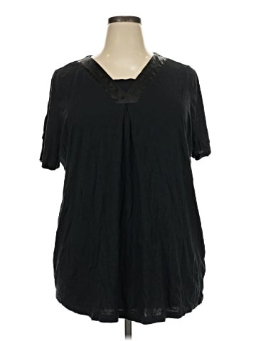 Ulla Popken Short Sleeve Blouse (view 1)