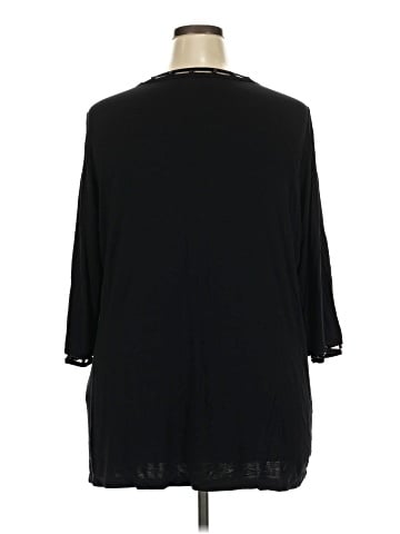 Ulla Popken 3/4 Sleeve Top (view 2)