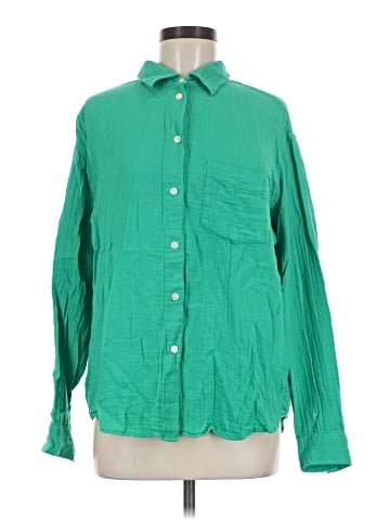 Gap Long Sleeve Button-Down Shirt (view 1)