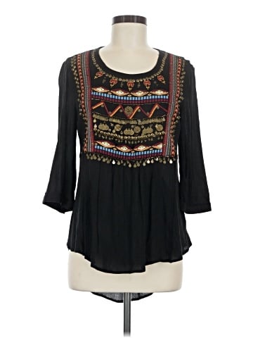 HD in Paris 3/4 Sleeve Blouse (view 1)