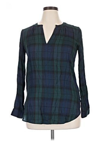 Ann Taylor LOFT Long Sleeve Henley (view 1)