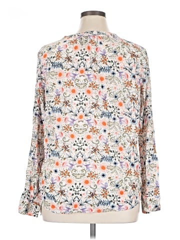 DKNY Jeans 3/4 Sleeve Blouse (view 2)