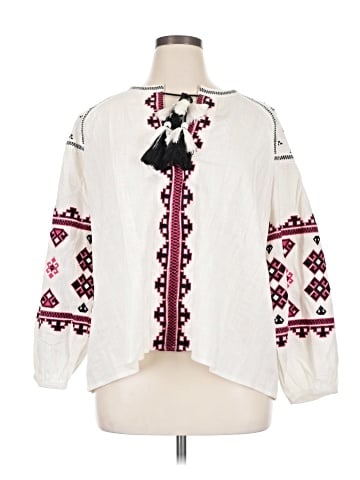 Tolani Long Sleeve Blouse (view 1)