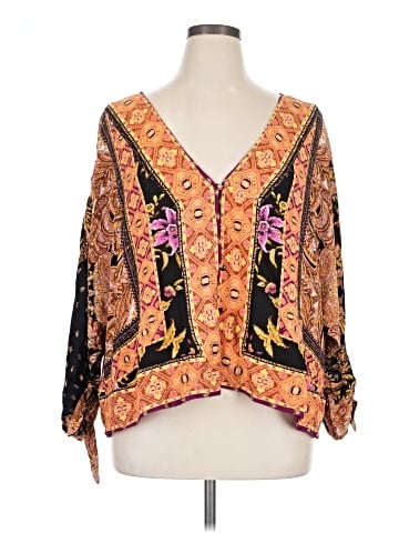 Free People 3/4 Sleeve Blouse (view 1)