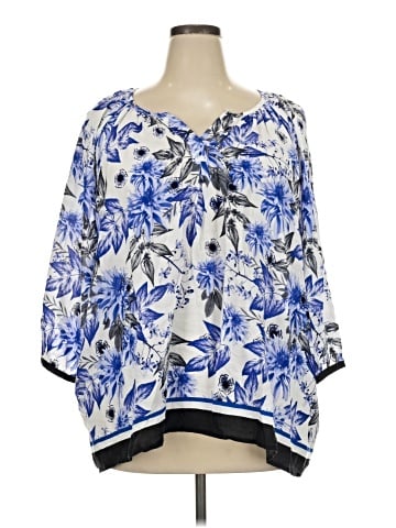 Kenar 3/4 Sleeve Blouse (view 1)