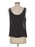 Notations 100% Polyester Black Sleeveless Top Size M - photo 2