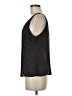 Notations 100% Polyester Black Sleeveless Top Size M - photo 5