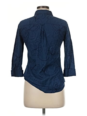 Foxcroft 3/4 Sleeve Button-Down Shirt (view 2)