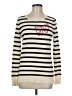 Gap Stripes Ivory Pullover Sweater Size M - photo 1