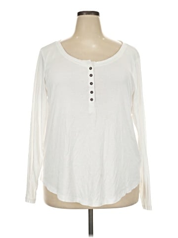 Caslon Long Sleeve Henley (view 1)