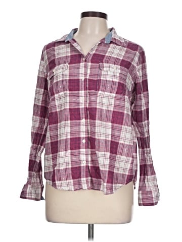 St. John's Bay Long Sleeve Button-Down Shirt (view 1)