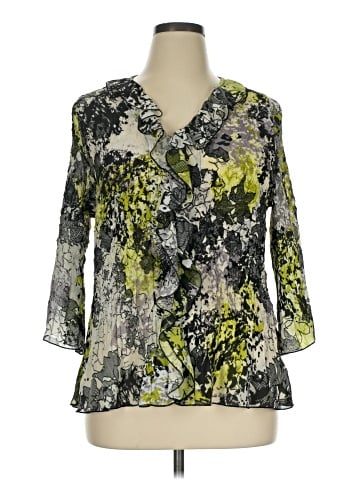 Cj Banks 3/4 Sleeve Blouse (view 1)